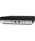 Ordenador reacondicionado mini hp elitedesk 800 g3 - i5 - 6th - 8gb - 256gb m2 - win 10 pro - sin cable trebol