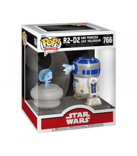 Funko pop deluxe star wars rd - d2 w - princess leia