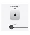 Ordenador apple mac mini silver m4 chip m4 10c 24gb ssd 512gb