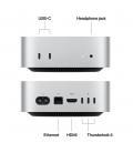 Ordenador apple mac mini silver m4 chip m4 10c 24gb ssd 512gb
