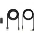 Auriculares gaming inalámbricos con micrófono sony inzone h5/ negros