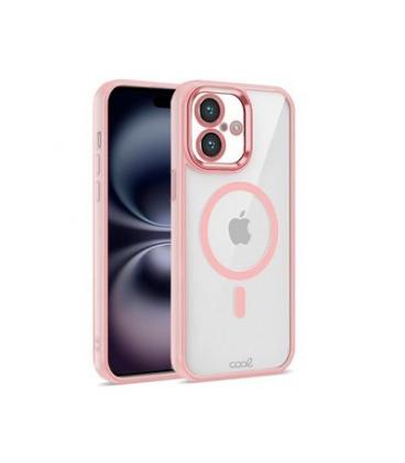 FUNDA COOL IPHONE 16 MAGNETICA ROSA