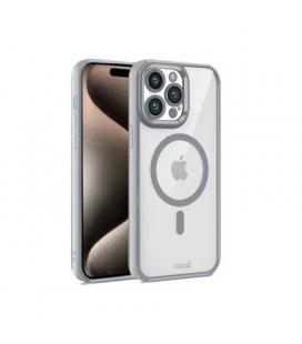 FUNDA COOL IPHONE 15 PRO MAX MAG PLATA