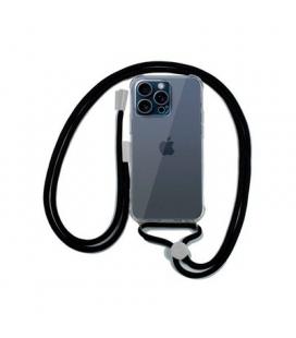 FUNDA COOL IPHONE 15 PRO TRANSPARENTE NEGRO