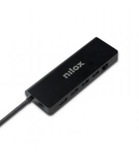 Nilox docking station usbc 8 en 1 dual 4k 1000mbps