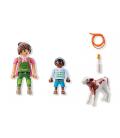 Playmobil - granjera con ternero