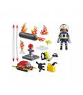 Playmobil - bombero con bomba de agua