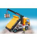 Playmobil - camión de construcción con grúa