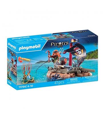 Playmobil - bote pirata con tesoro