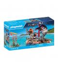 Playmobil - bote pirata con tesoro