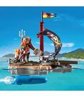 Playmobil - bote pirata con tesoro