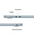 Portatil apple macbook air 15 apple m4 16gb ssd 256gb 15.3 pulgadas