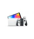 Nintendo switch versión oled blanca/ incluye base/ 2 mandos joy-con