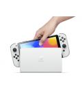 Nintendo switch versión oled blanca/ incluye base/ 2 mandos joy-con