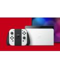 Nintendo switch versión oled blanca/ incluye base/ 2 mandos joy-con
