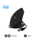 RATON SUBBLIM GLIDE VERTICAL ERGO WIRED BLACK