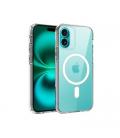 FUNDA COOL IPHONE 16 PLUS MAGNETICA TRANSPARENTE
