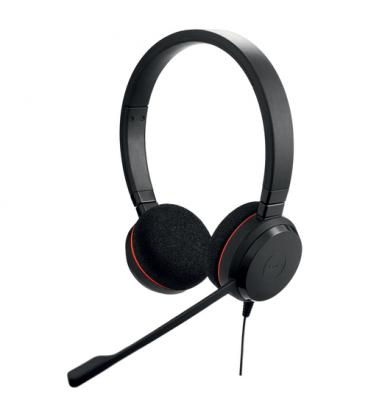 Auriculares jabra evolve 20 ms stereo negro