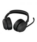 Auriculares jabra evolve2 55 ms stereo inalambrico negro
