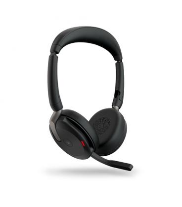 Auriculares jabra evolve2 65 flex ms stereo inalambrico negro