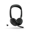 Auriculares jabra evolve2 65 flex ms stereo inalambrico negro