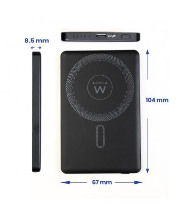 Powerbank ewent ew1160 ultraslim magsafe 5000mah