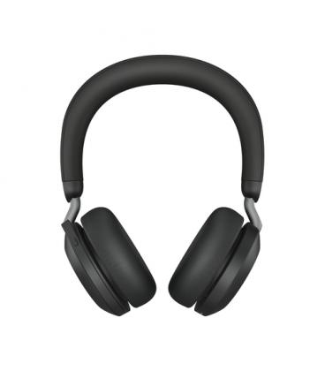 Auriculares jabra evolve2 75 ms stereo inalambrico negro