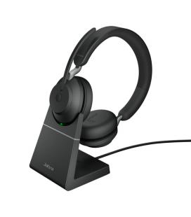Auriculares jabra evolve2 65 uc stereo inalambrico negro