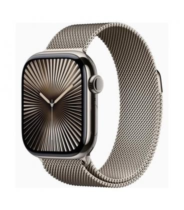 Smartwatch apple watch series 10 gps + cell 42mm natural titanium milanese loop m - l