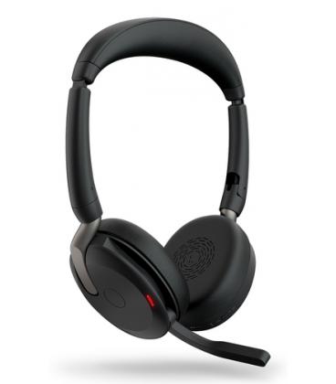 Auriculares jabra evolve2 65 flex uc stereo inalambrico negro