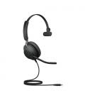 Auriculares jabra evolve2 40 se uc negro