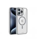 FUNDA COOL IPHONE 16 PRO MAGNETICA PLATA