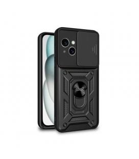 FUNDA COOL IPHONE 15 HARD RING NEGRO