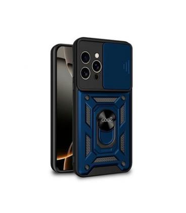 FUNDA COOL IPHONE 16 PRO HARD RING AZUL