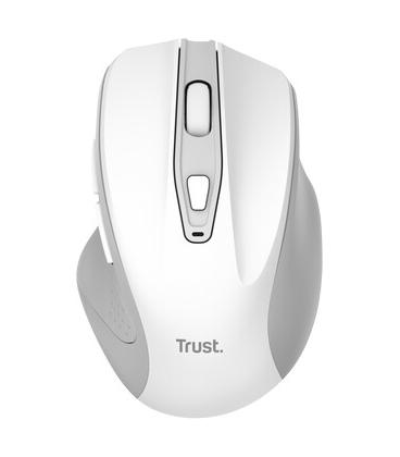 Ratón inalámbrico trust nito silent/ hasta 2200 dpi/ blanco