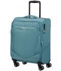 Maleta de cabina american tourister summerride spinner 55cm/ 55x40x23cm/ 4 ruedas/ azul brisa