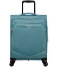 Maleta de cabina american tourister summerride spinner 55cm/ 55x40x23cm/ 4 ruedas/ azul brisa
