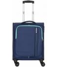 Maleta de cabina american tourister sea seeker spinner 55cm/ 55x40x20cm/ 4 ruedas/ marino combate