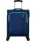 Maleta de cabina american tourister sea seeker spinner 55cm/ 55x40x20cm/ 4 ruedas/ marino combate