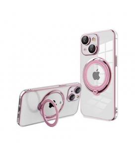 FUNDA COOL IPHONE 15 PLUS MAGNETICA RING ROSA