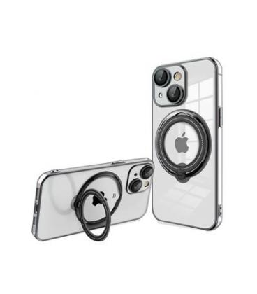 FUNDA COOL IPHONE 15 PLUS MAGNETICA RING NEGRO