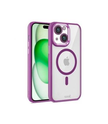 FUNDA COOL IPHONE 15 PLUS MAGNETICA VIOLETA