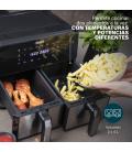 Freidora por aire / sin aceite princess double basket airfryer 182074/ 2400w/ capacidad 8l