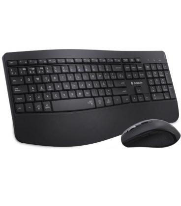 Teclado y ratón inalámbrico subblim combo dual office prowave/ negro
