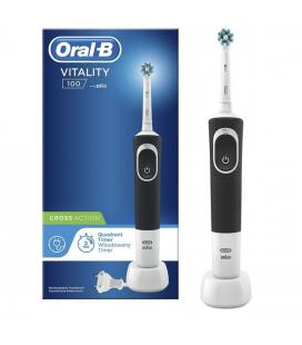 Cepillo dental electrico braun oral b vitality 100 crossaction negro
