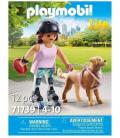 Playmobil patinadora con retriever