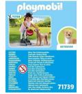Playmobil patinadora con retriever