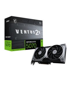 Tarjeta Gráfica MSI GeForce RTX 5070 VENTUS 2X OC 12GB GDDR7 Reflex 2 RTX AI DLSS4