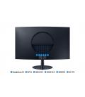 Monitor curvo samsung essential monitor s39c s27c390eau/ 27'/ full hd/ multimedia/ negro