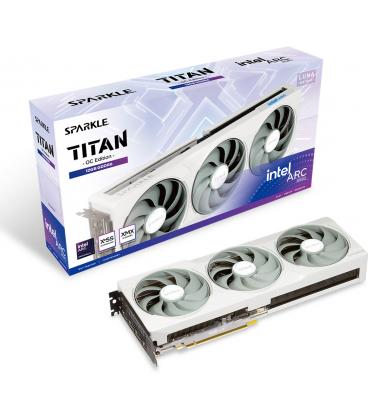 Tarjeta gráfica sparkle intel arc b580 titan luna oc edition/ 12gb gddr6